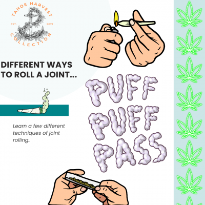 "Puff Puff Pass" ths image was made for the art of rolling a joint blog